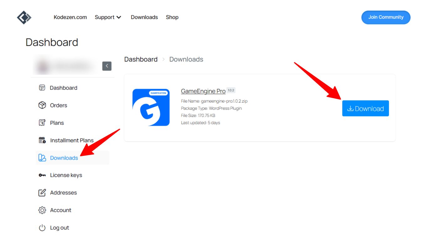 Download the GameEngine Pro