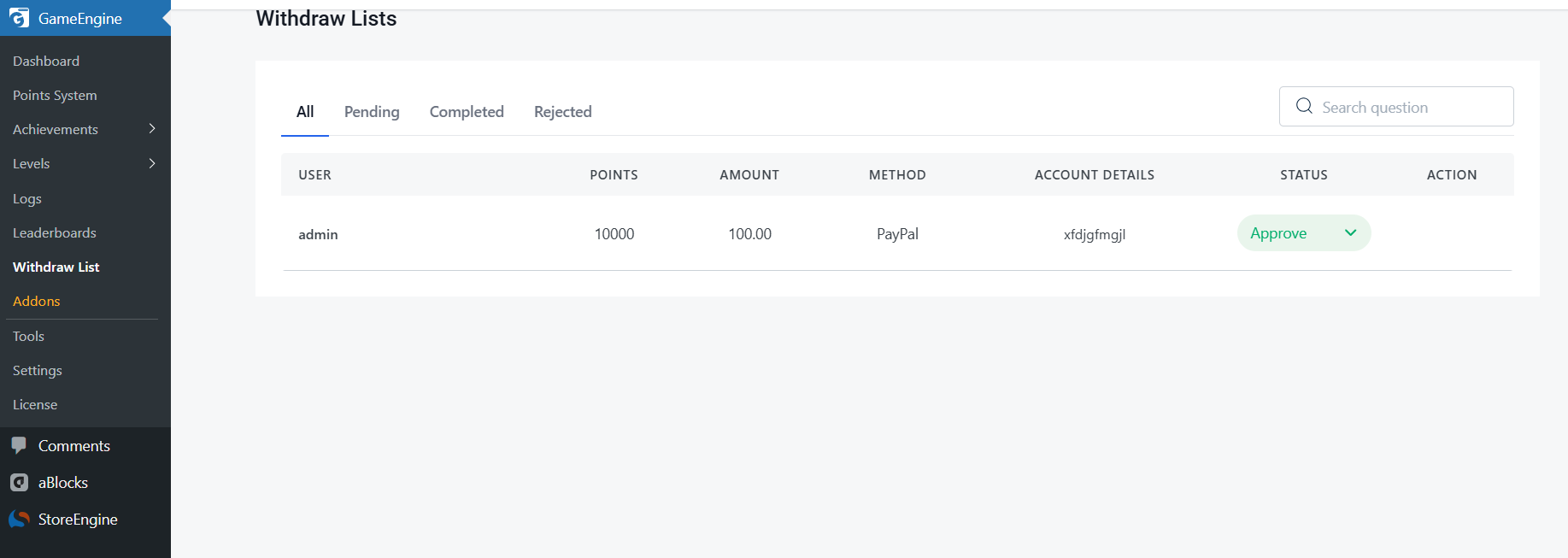 Manage Payout Requests Manage Payout Requests