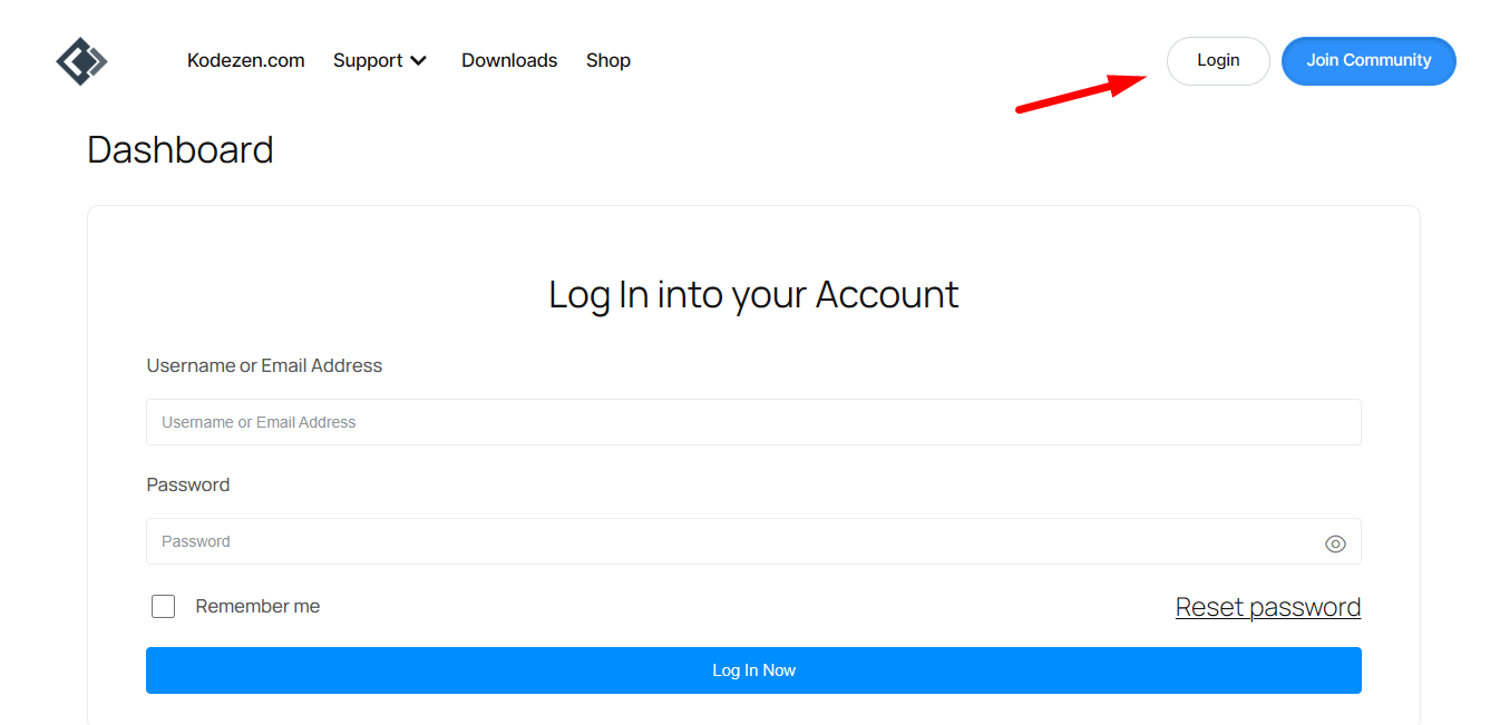 Log in GameEngine account