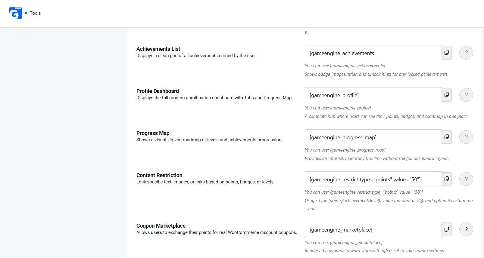 Gamification Data Gamification Data